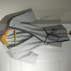Grey Crossover Hoodie